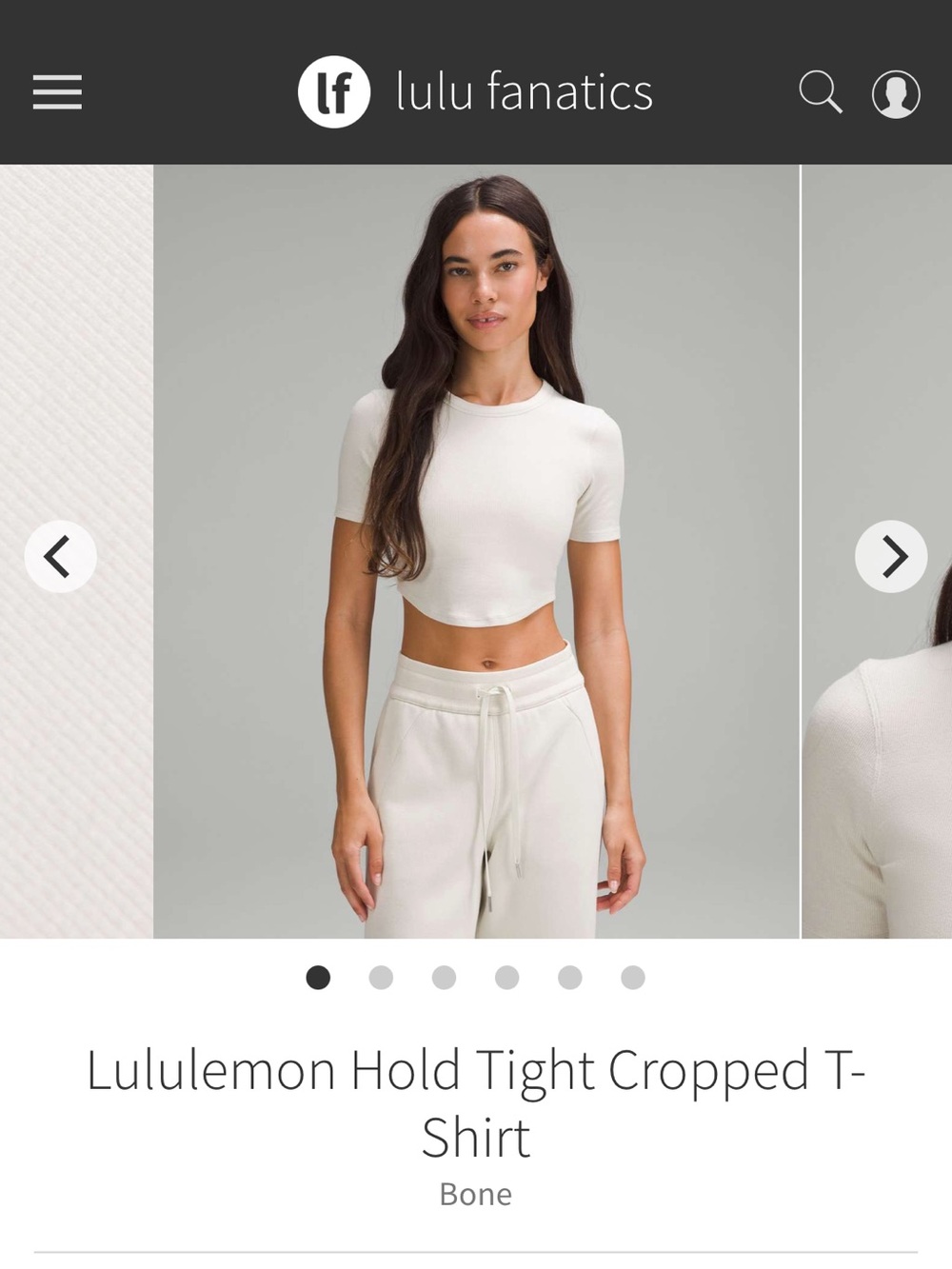Hold Tight Cropped T shirt